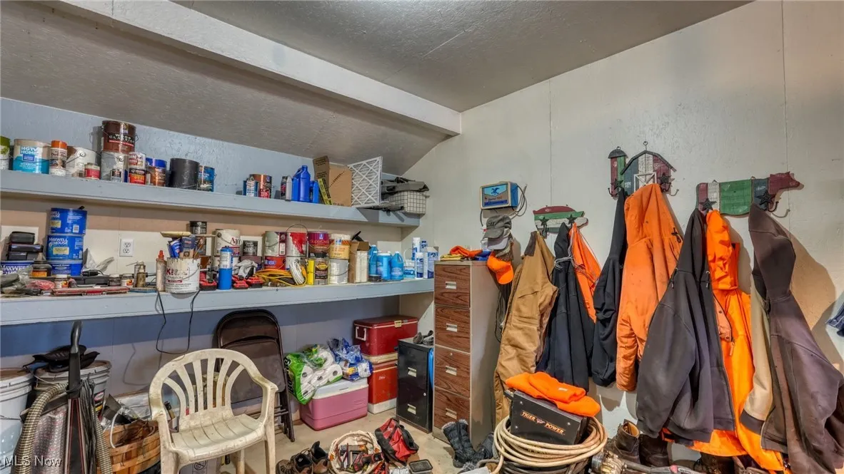 View of storage area