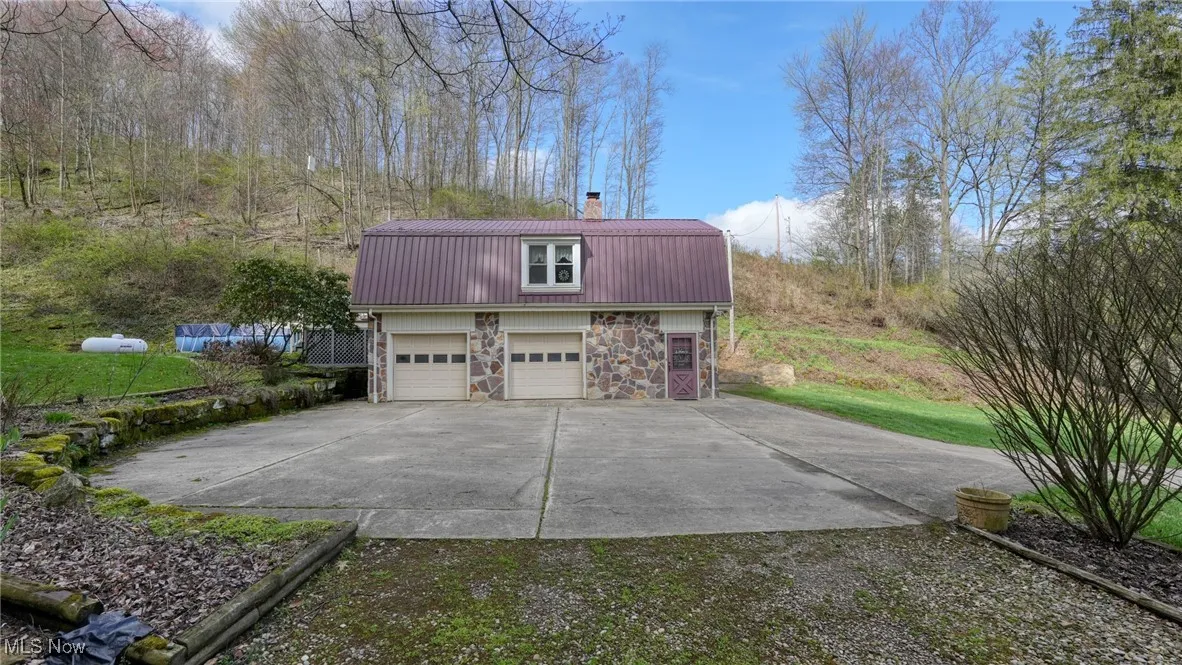 Garage featuring a garage