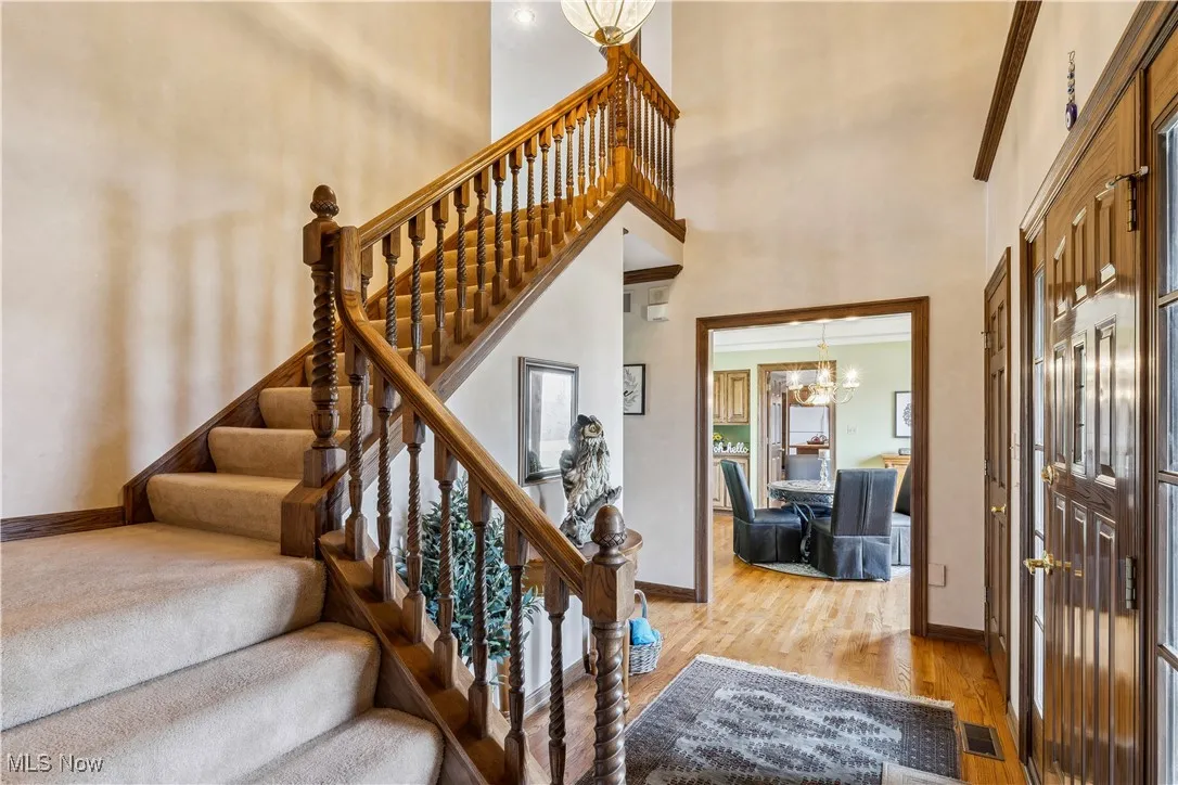 Foyer looking into Dining Room