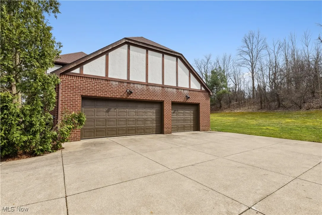 Extra three car garage with new openers