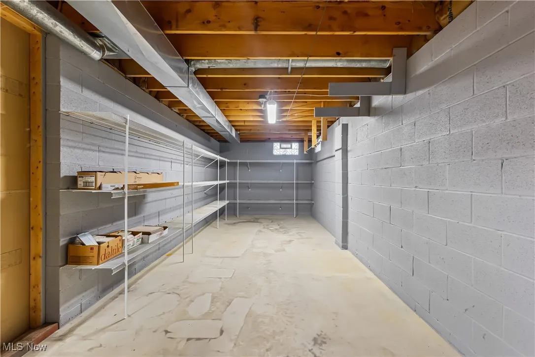View of basement