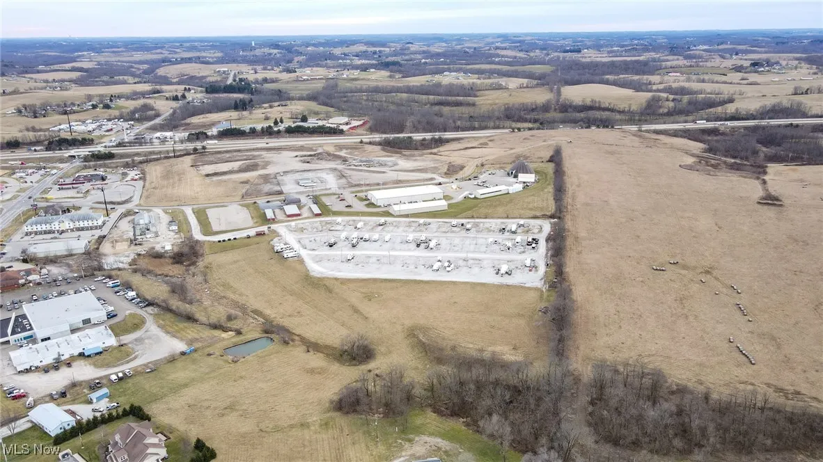 Bird's eye view with a rural view
