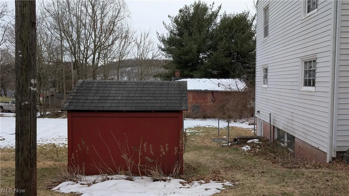 View of snow covered structure