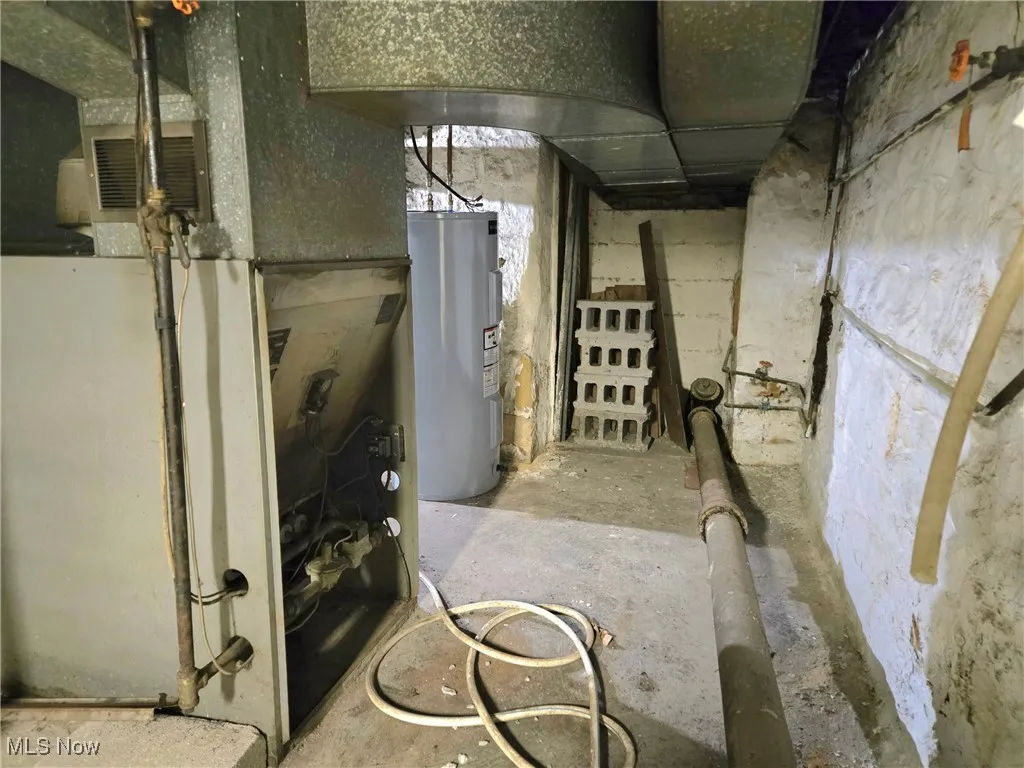 Utilities featuring electric water heater