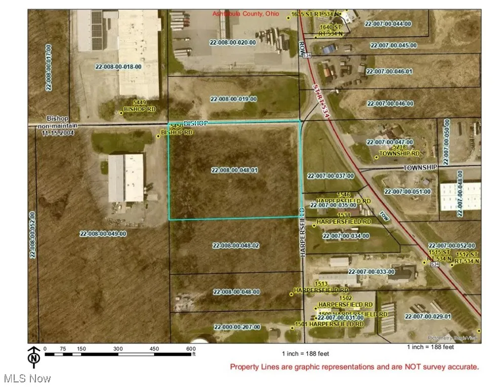 V/L Bishop Road, Harpersfield, Ohio 44041,MLS Now Listing ID