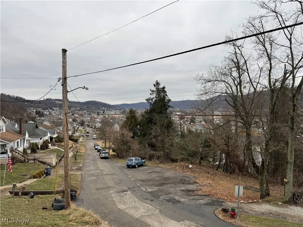 View of street with a mountain view