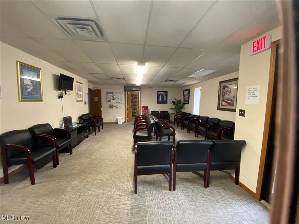 Office waiting area.