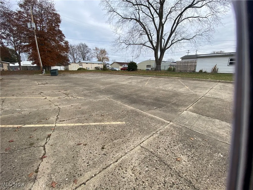 Rear parking of Office building.