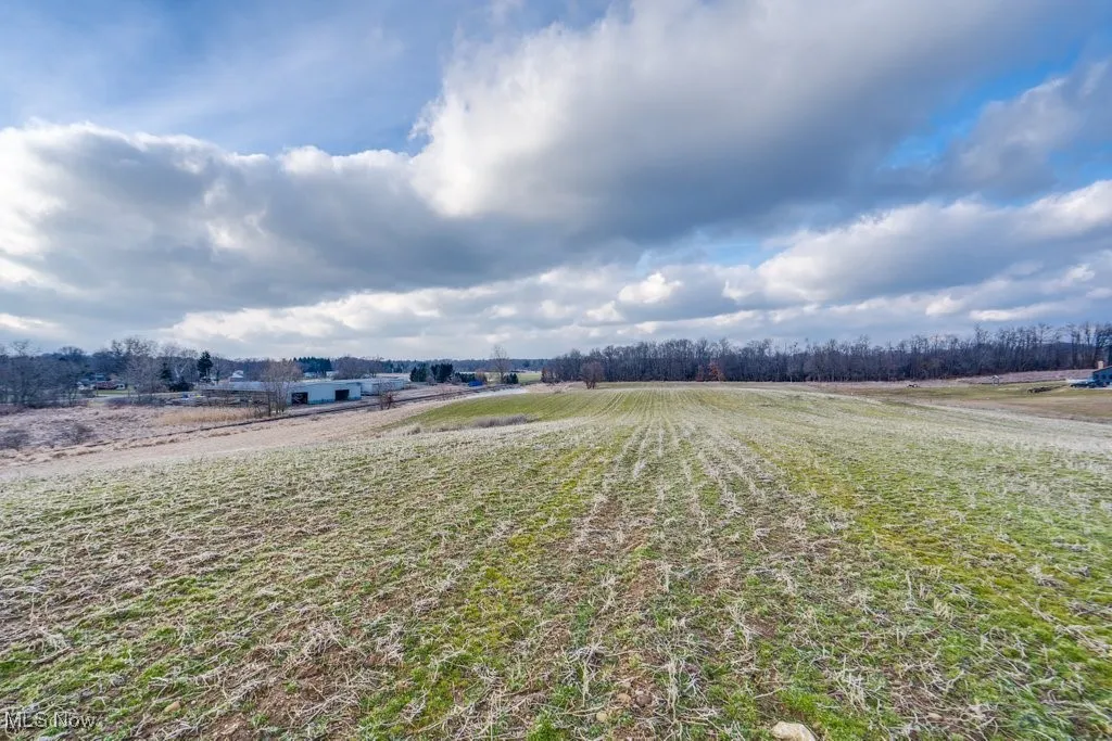 View of yard with a rural view