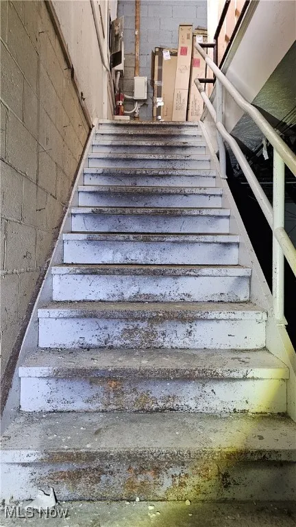 View of stairway