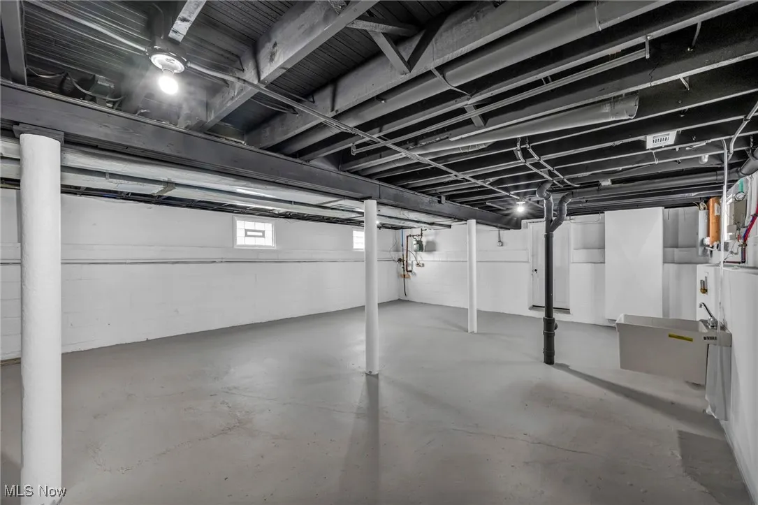 View of basement