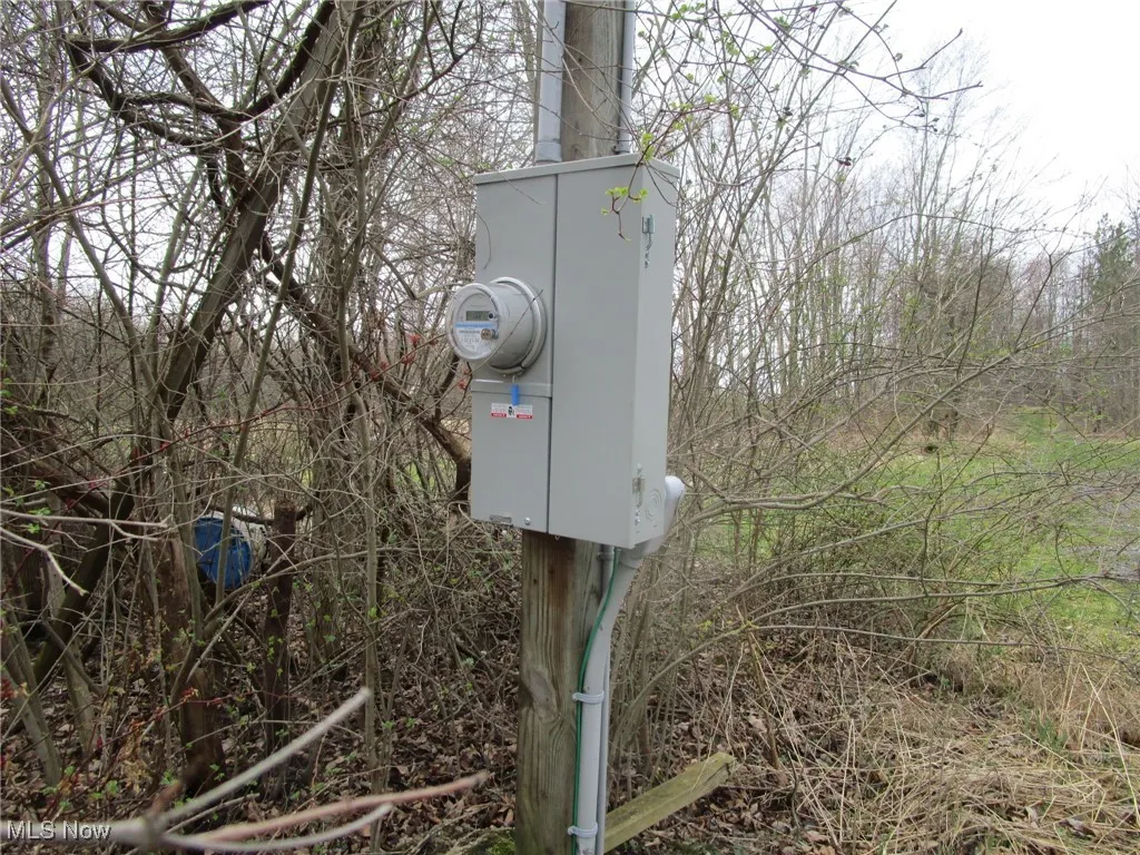 Electric service meter for underground electric