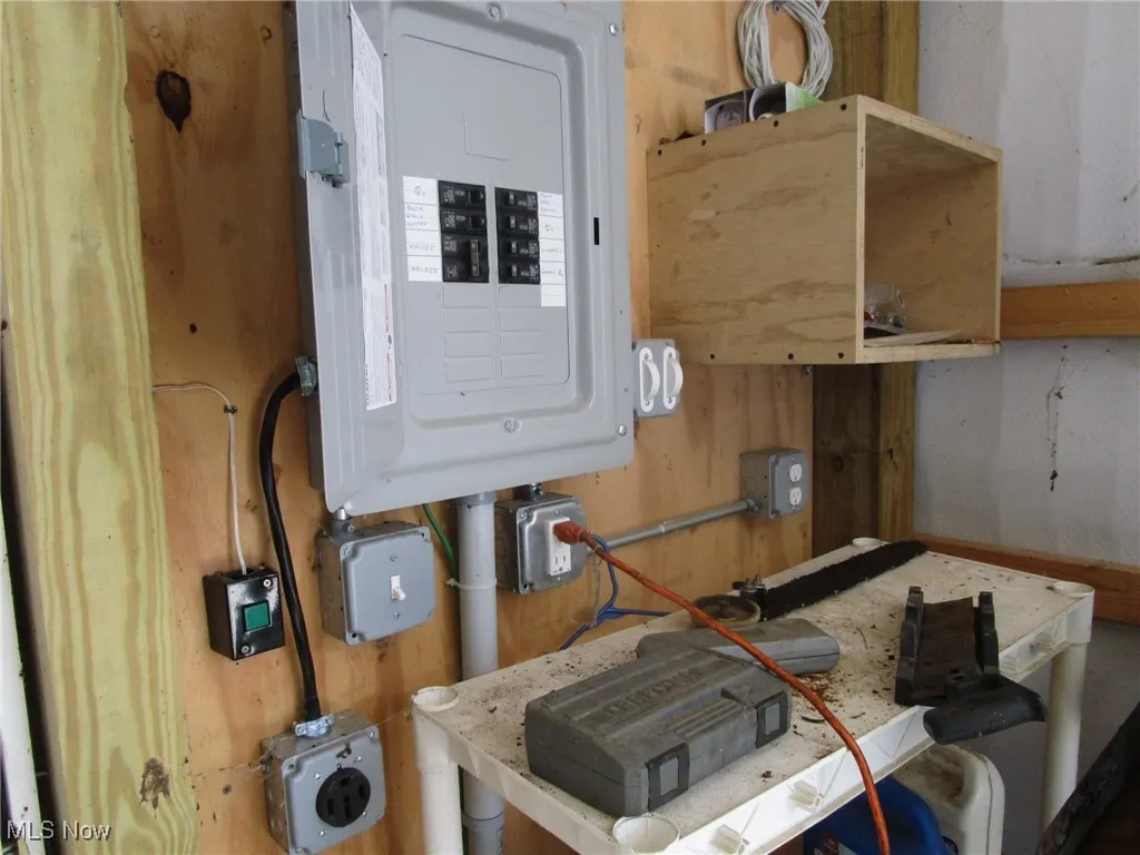 200 amp electrical panel with added plug for welder