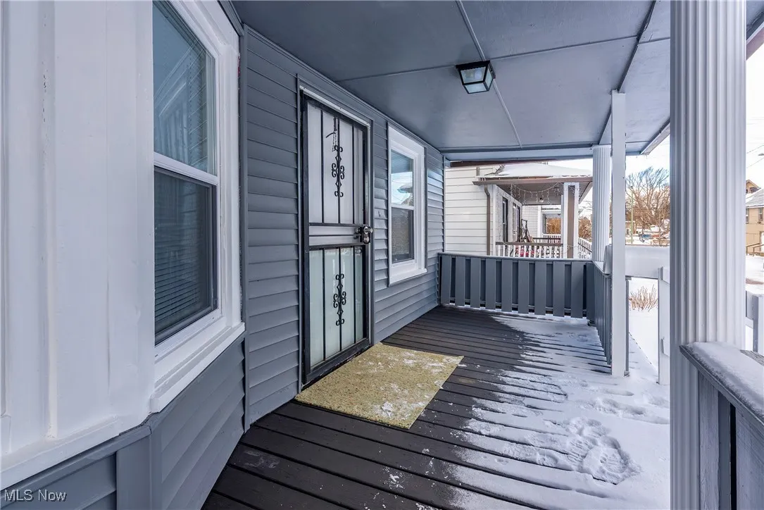View of deck