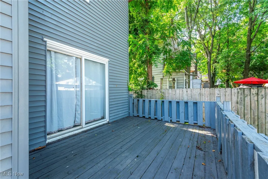 View of deck
