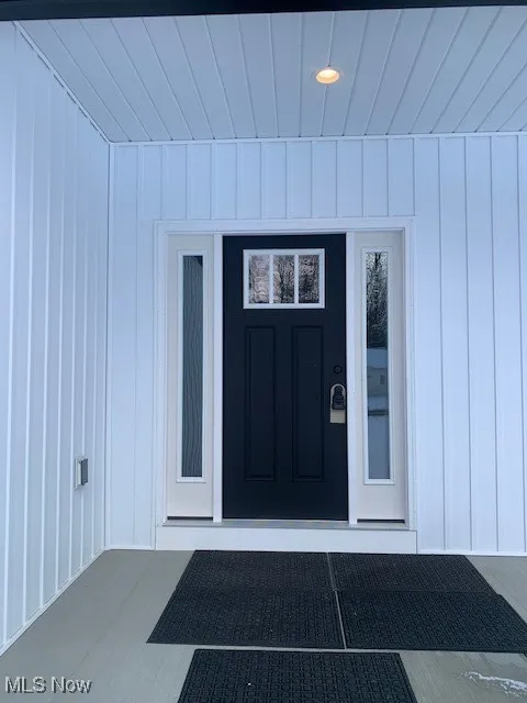 Covered front entry