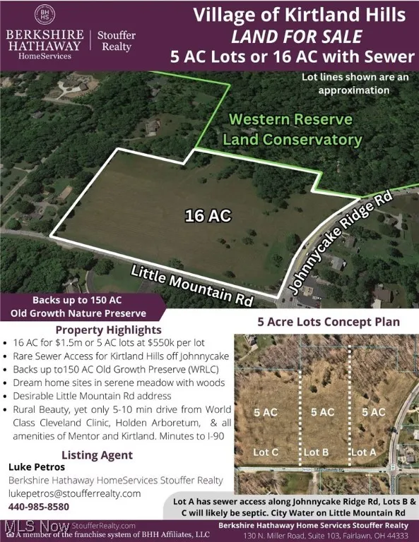V/L Little Mountain Road, Kirtland Hills, Ohio,MLS Now Listing ID