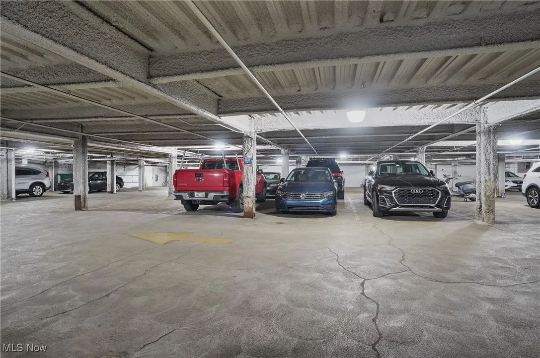 View of parking deck