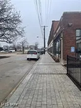View of street with sidewalks and curbs