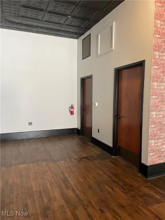 View of restroom and storage closet
