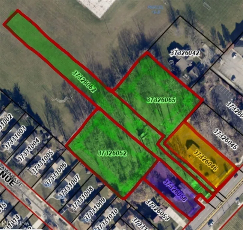 Land use for green shading is 