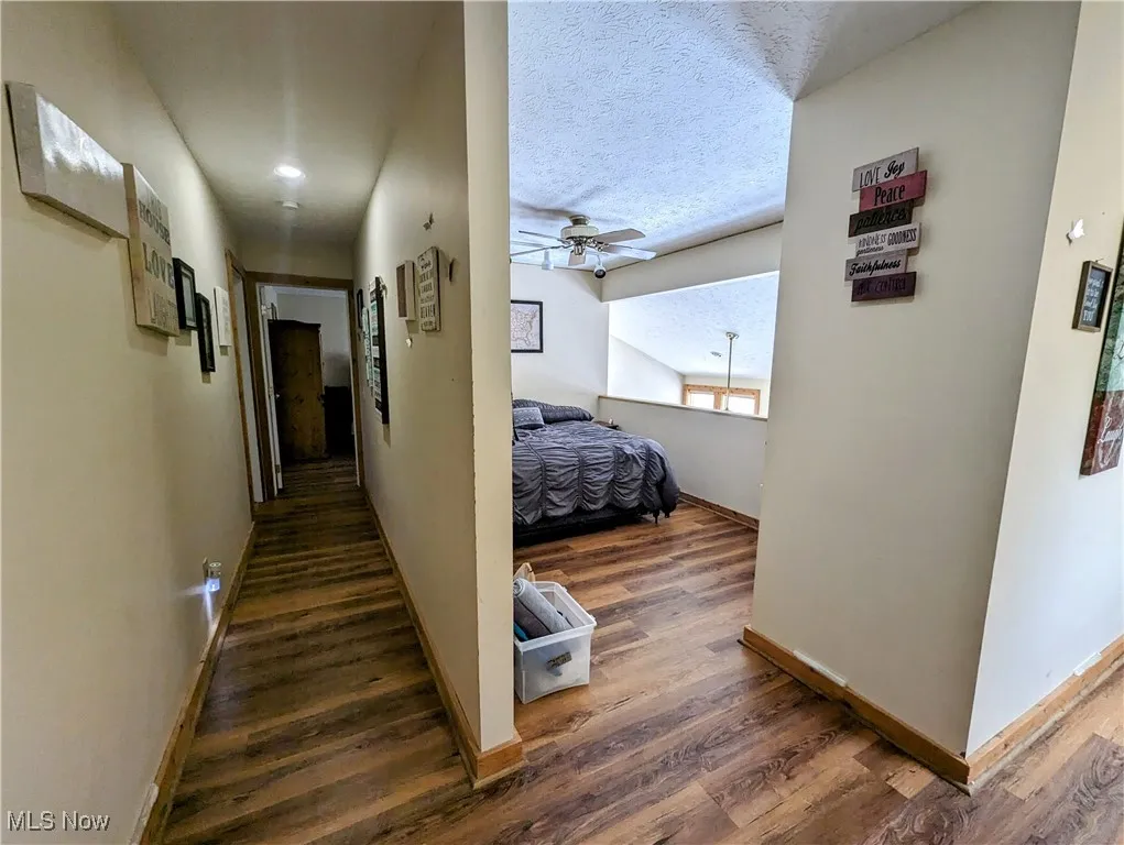 view of hall next to the loft