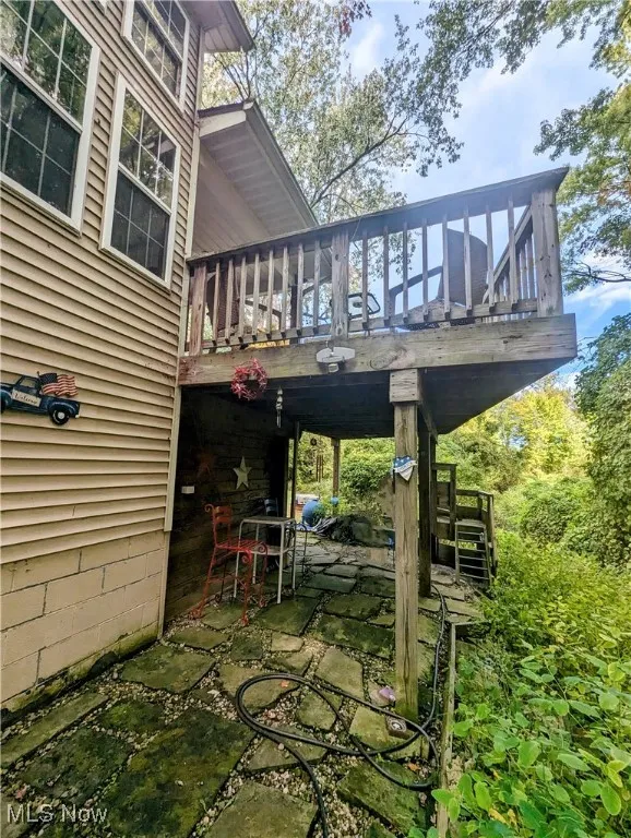 view of deck on side ofhome