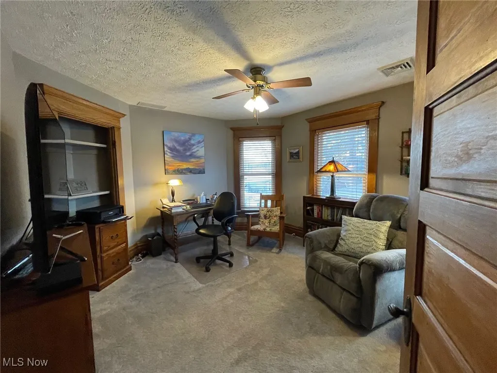 Bedroom used as an office
