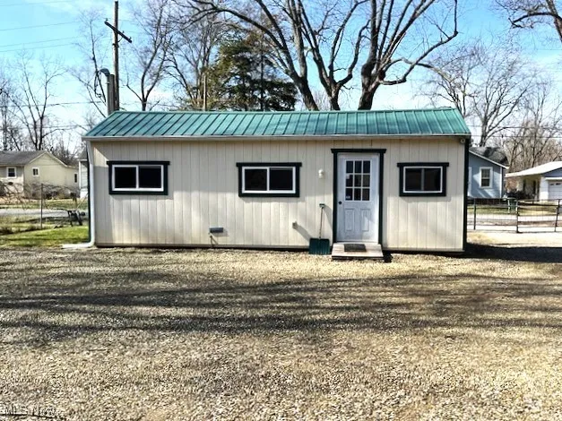 View of office with fence