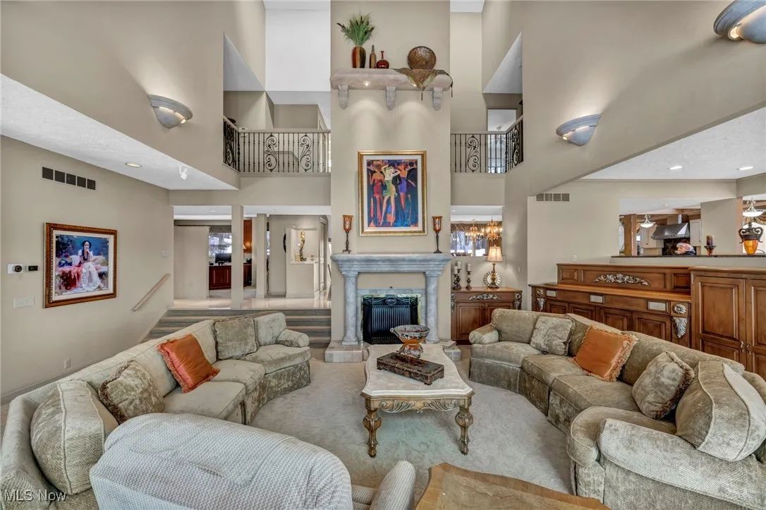 Built in TV in custom built cabinetry.
