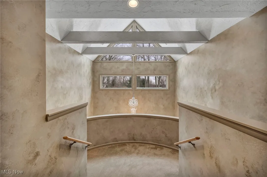 Upstairs balcony overlooking Foyer.
