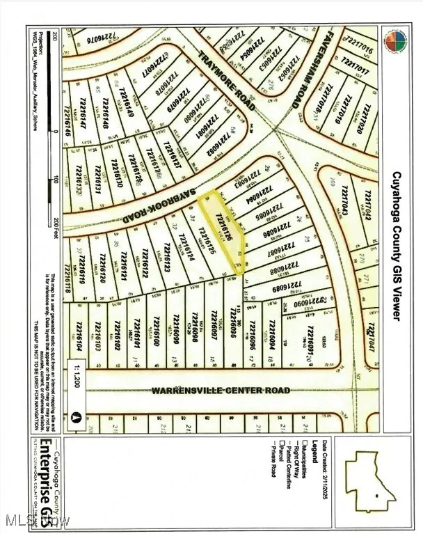 Map of Vacant Lot