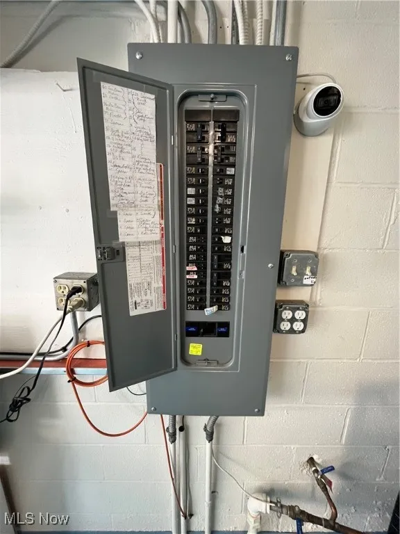 Utilities featuring electric panel