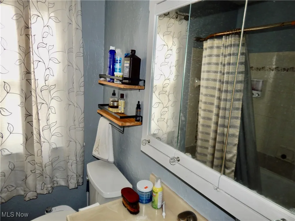 Upstairs unit Full bathroom sink and toilet