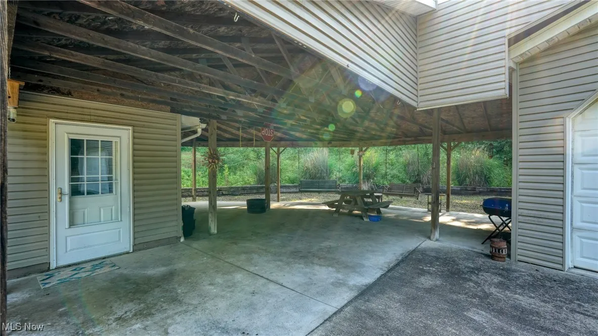 View of patio