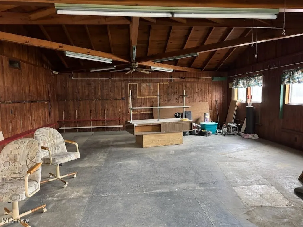 Interior of commercial building.
