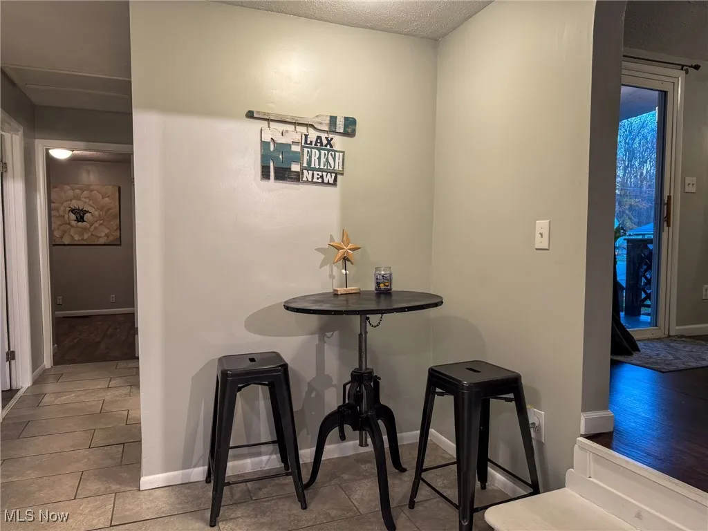 Dining room featuring baseboards