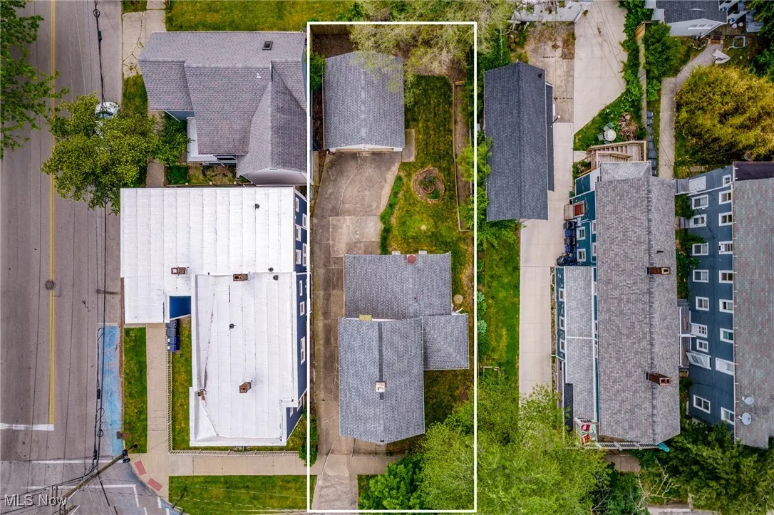 View of property location with property parcel outlined