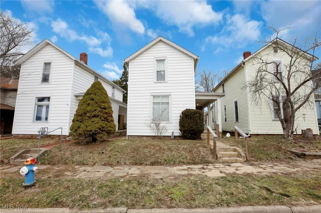 View of rear view of property