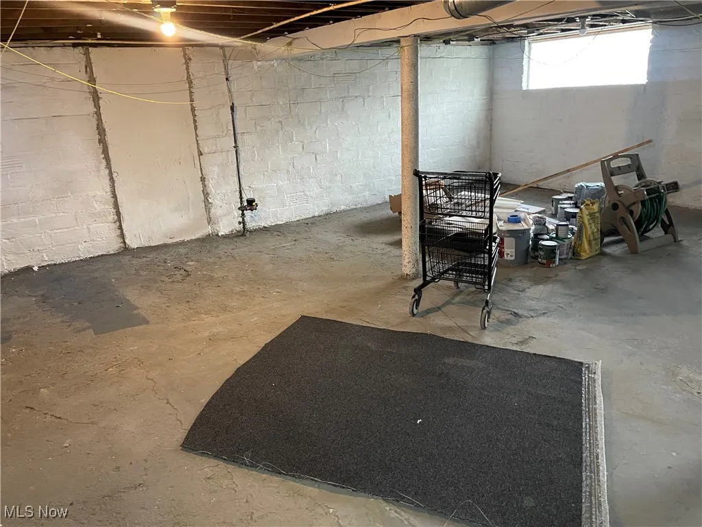 View of basement