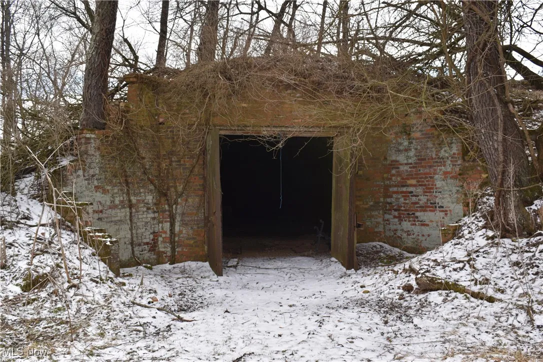 Root cellar from early years, when farm was a vegetable farm.