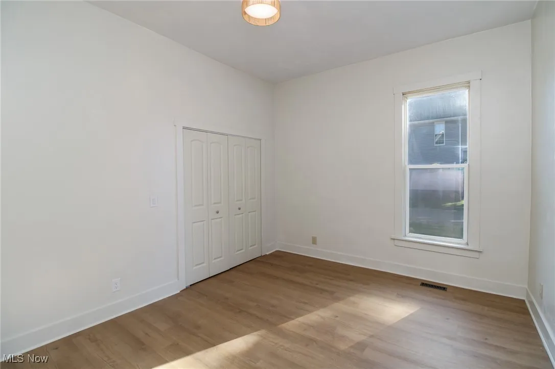 Main level primary bedroom.