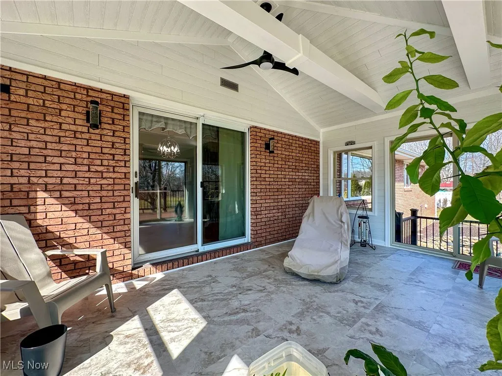 Enclosed patio