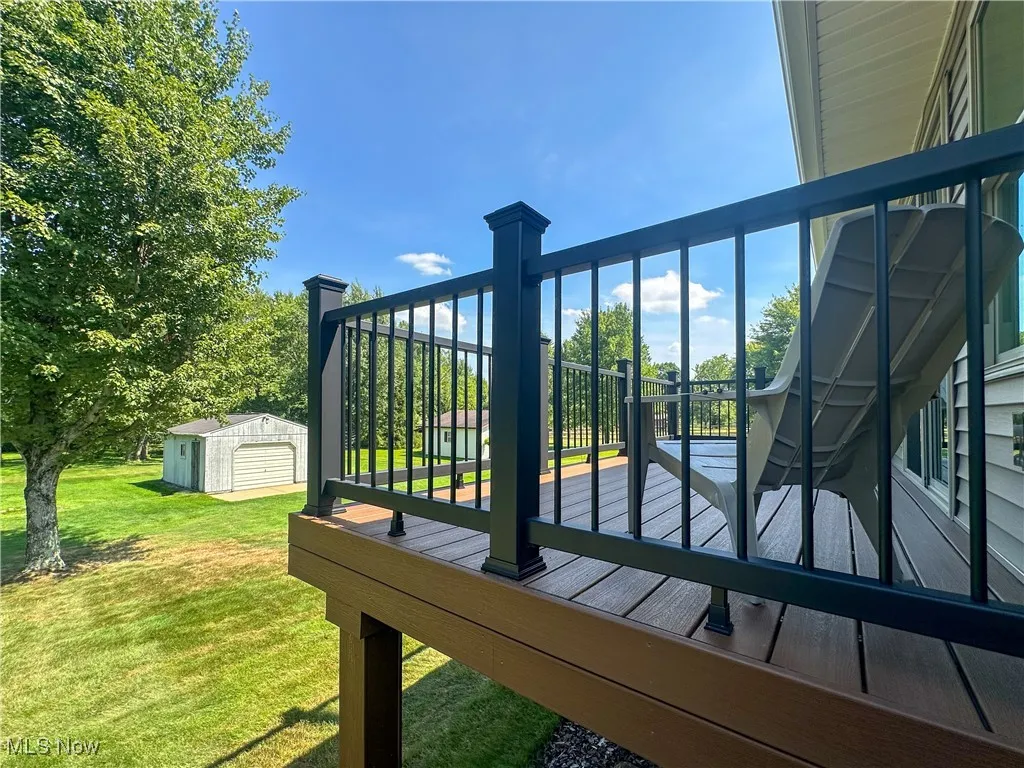 Deck off of the Enclosed Patio