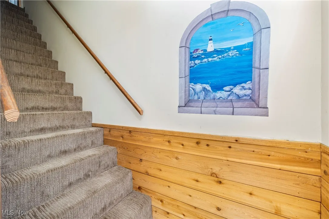 View of stairway