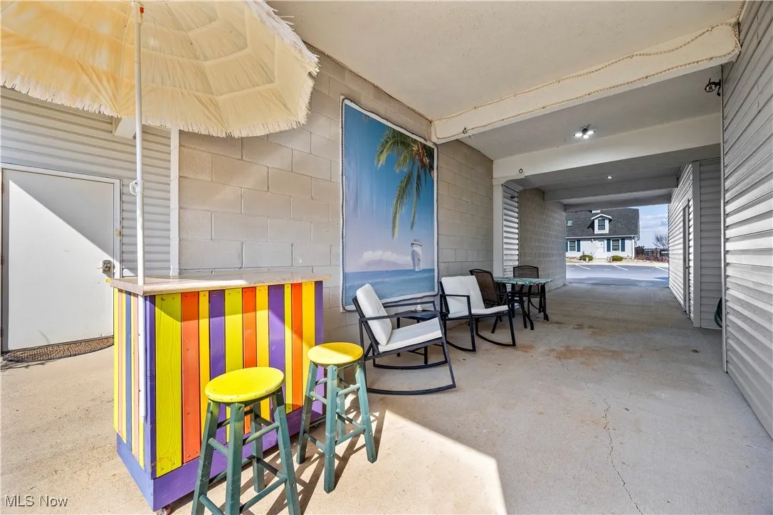 View of patio