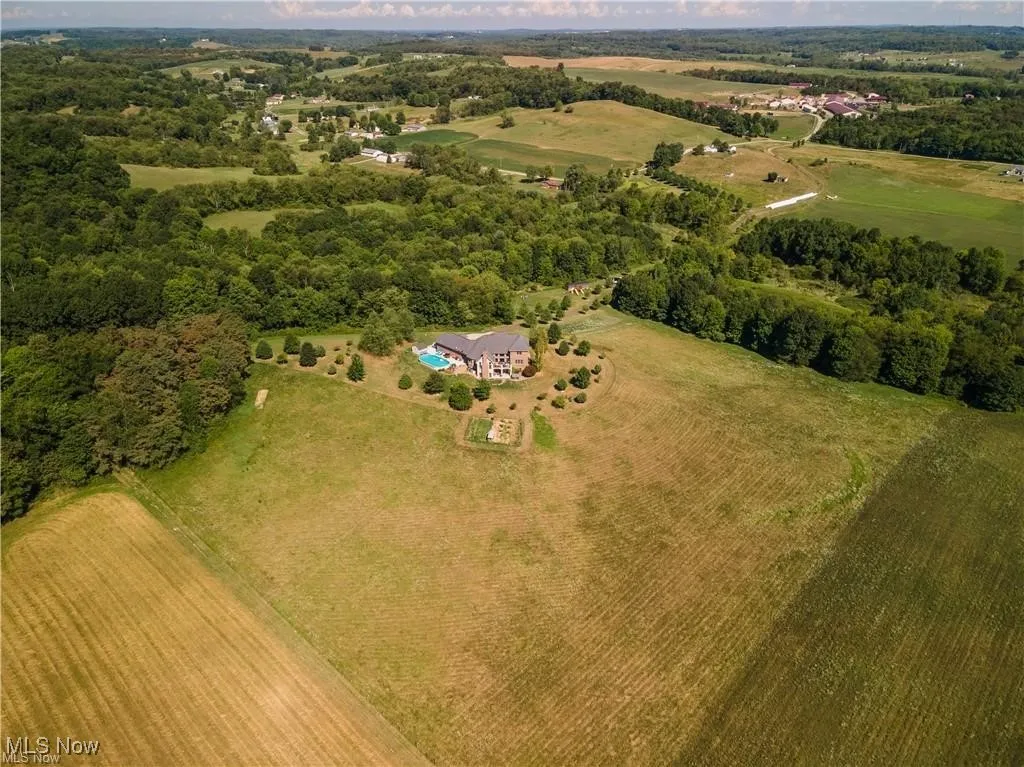 Drone / aerial view with a rural view
