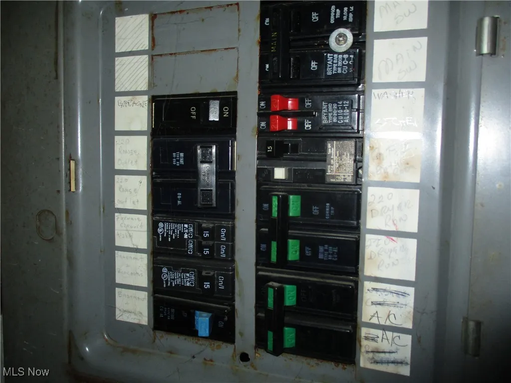 Utilities featuring electric panel