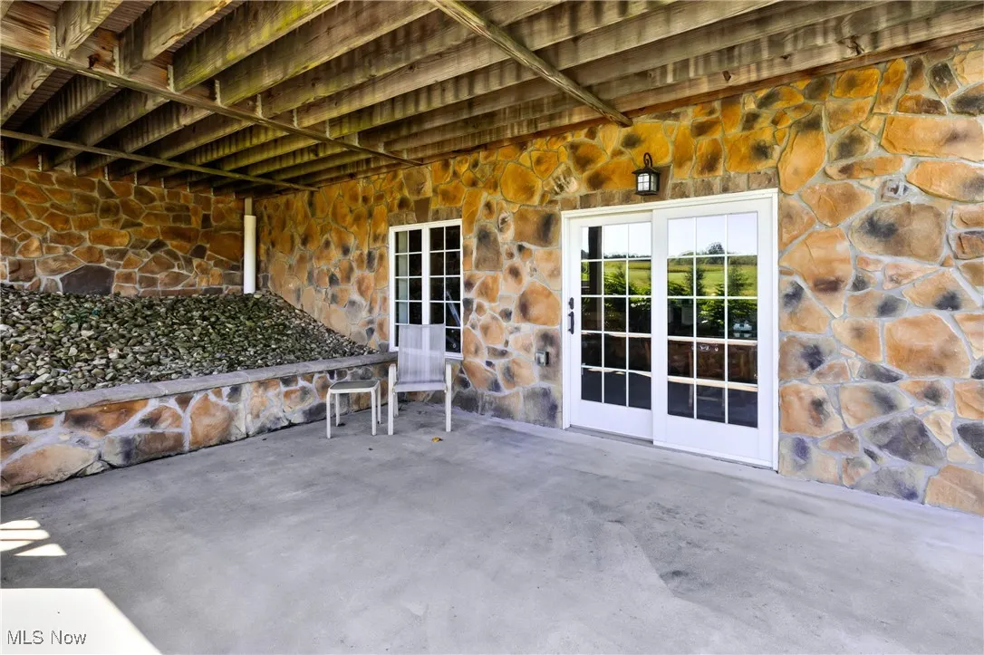 View of patio& entry to guest suite