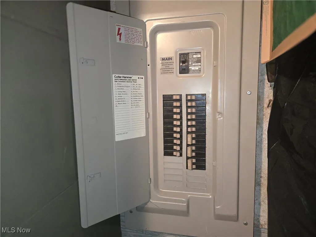 Utilities with electric panel